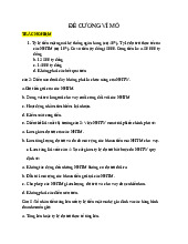 Đề cương: Câu Hỏi Trắc Nghiệm Từ Chương 8 | Môn Kinh tế vĩ mô 2 - Học viện Chính sách và Phát triển