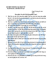 Ngân hàng câu hỏi ôn tập CĐS trong kinh doanh | Đại học Thương Mại