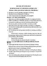Đề cương ôn tập hệ thống pháp luật môi trường | Môn Quản lý tài nguyên và môi trường - Đại học Tài nguyên và Môi trường Hà Nội