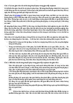 Kỹ năng thuyết phục trong GTSP | môn Tâm Lý học giáo dục | Đại học sư phạm Hà nội