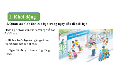 Chủ đề 3. Bài 1: Tôi đi học | Bài giảng PowerPoint học kì 2 môn Tiếng Việt 1 | Kết nối tri thức với cuộc sống