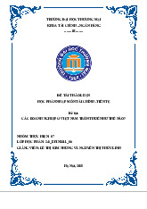 Doanh Nghiệp Việt Nam và Trốn Thuế | Bài thảo luận tài chính tiền tệ