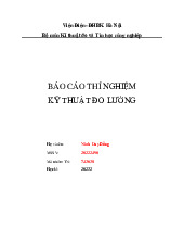 Đề cương môn kỹ thuật đo lường- Trường Đại học bách khoa - Đại học đà nẵng.