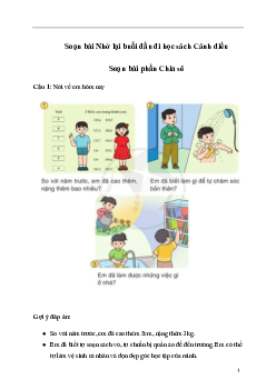 Soạn bài Nhớ lại buổi đầu đi học (trang 18) | Tiếng Việt lớp 3 Cánh diều