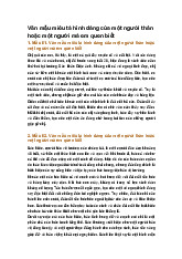 Văn mẫu miêu tả hình dáng của một người thân hoặc một người mà em quen biết