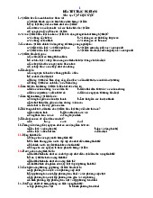Đề thi trắc nghiệm môn Vật liệu học | Đại học Bách Khoa Hà Nội