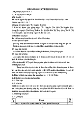 Đề cương chi tiết học phần Di truyền | Trường Đại học Khoa học tự nhiên, Đại học Quốc gia Thành phố Hồ Chí Minh