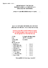 Báo cáo môn Tư tưởng Hồ chí minh  - trường đại học Khoa học tự nhiên- Đh Quốc Gia Hà Nội.