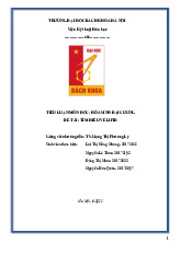 Tìm hiểu về Lipid | Tiểu luận môn Hóa sinh đại cương | Đại học Bách khoa hà nội