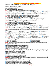 Bộ Câu Hỏi Ôn Tập Cuối Học Kỳ 1 Lịch Sử 12 Kết Nối Tri Thức 2025-2026