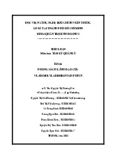 Tiểu luận Phong cách lãnh đạo của Putin môn Tâm lý quản lý | Học viện Công Nghệ Bưu Chính Viễn Thông