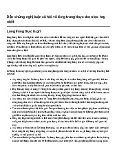 Dẫn chứng nghị luận xã hội về lòng trung thực chọn lọc hay nhất | Ngữ văn 9