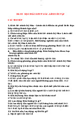 Đáp án Câu hỏi ôn tập - Kinh tế đại cương | Trường Đại học Khoa học Tự nhiên, Đại học Quốc gia Thành phố Hồ Chí Minh