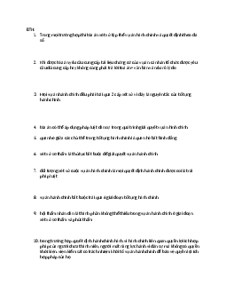 Bài tập môn Luật doanh nghiệp