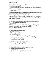 Đề cương ôn tập Kinh tế Vi mô - Chương 1 đến Chương 5 | Trường Đại học Thương Mại