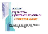 Bài giảng ôn tập Chương 6: Thị trường cạnh tranh - Căn bản kinh tế vi mô | Trường Đại Học Duy Tân