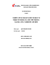 Nghiên cứu sự hài lòng đối với dịch vụ Ví điện tử momo của sinh viên trường Đại học công nghiệp Hồ Chí Minh | Khóa luận tốt nghiệp | Trường Đại học Công Nghiệp Thành phố Hồ Chí Minh