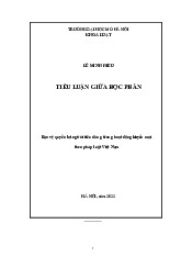 Bảo vệ quyền lợi người tiêu dùng trong hoạt động khuyến mại theo pháp luật Việt Nam môn Luật kinh tế | Trường đại học Mở Hà Nội