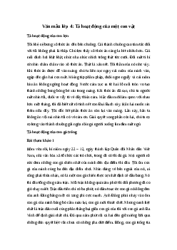 Tả hoạt động của một con vật | Tập làm văn 4