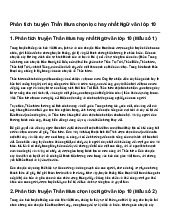 Phân tích truyện Thần Mưa chọn lọc hay nhất Ngữ văn lớp 10