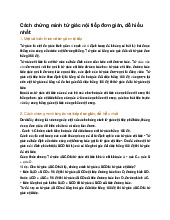 Cách chứng minh tứ giác nội tiếp đơn giản, dễ hiểu nhất