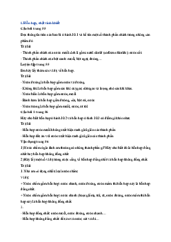 Giải sách giáo khoa môn Khoa học tự nhiên lớp 6 Bài 10: Hỗn hợp, chất tinh khiết, dung dịch | Sách Cánh Diều