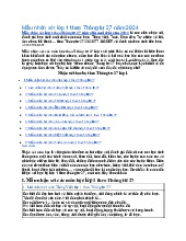 Mẫu nhận xét lớp 1 theo Thông tư 27 năm 2024