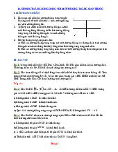 Bài Tập Hình 8 Bài Đường Thẳng Song Song Với Một Đường Thẳng Có Lời Giải