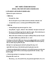 Chương 1 Môn Chủ nghĩa xã hội khoa học | Đại học Kinh Tế Quốc Dân