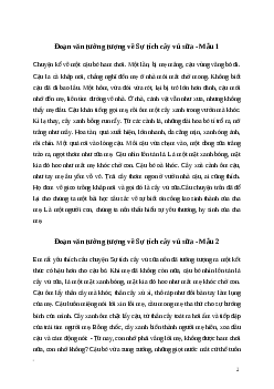 Văn mẫu Viết đoạn văn tưởng tượng về Sự tích cây vú sữa (3 mẫu) | Kết nối tri thức