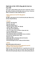 Nghị luận xã hội về lối sống giản dị chọn lọc hay nhất