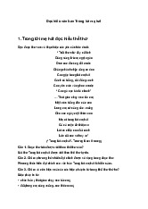 (4 đề) Đọc hiểu Trong lời mẹ hát có đáp án | Ngữ văn 8 Cánh Diều