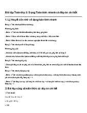 Bài tập Toán lớp 3: Dạng Toán tính nhanh có đáp án chi tiết