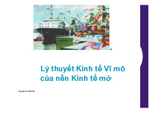 Lý thuyết kinh tế vĩ mô của nền kinh tế mở | Đại học Kinh tế Thành phố Hồ Chí Minh