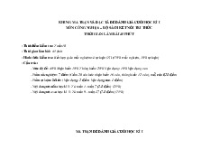 Đề thi học kỳ 1 môn Công nghệ lớp 6 năm học 2024 - 2025 - Đề số 1 | Bộ sách Kết nối tri thức