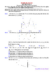 Bộ đề kiểm tra cuối học kì 1 Toán 12 cấu trúc trắc nghiệm mới