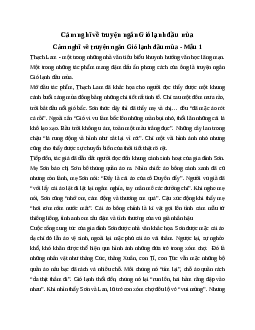 Văn mẫu lớp 6: Cảm nghĩ về truyện ngắn Gió lạnh đầu mùa của Thạch Lam (4 mẫu) | Kết nối tri thức