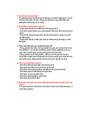 Câu tự luận chương 2 - môn Quản lý học | Đại học Kinh Tế Quốc Dân