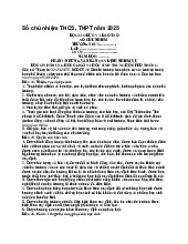 Sổ chủ nhiệm THCS, THPT năm 2025