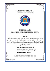 Tìm hiểu về thương hiệu quốc gia, thương hiệu địa phương và các nội dung liên quan đến tài sản trí tuệ, tri thức truyền thống của địa phương. Thương hiệu Thành phố Festival – Huế | Bài thảo luận quản trị thương hiệu