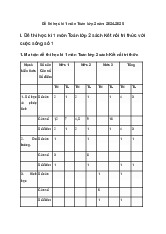 Đề thi học kì 1 môn Toán lớp 2 sách Kết nối tri thức với cuộc sống (Kèm đáp án)