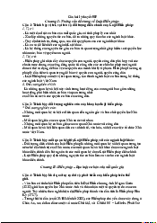 Câu hỏi lý thuyết - Luật Hiến Pháp | Trường Đại học Luật, Đại học Quốc gia Hà Nội