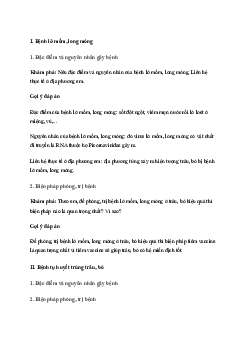 Giải Công nghệ 11 Bài 14: Một số bệnh phổ biến ở trâu, bò và biện pháp phòng, trị | Kết nối tri thức