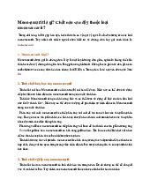 Monosaccarit là gì? Chất nào sau đây thuộc loại monosaccarit - Hóa học 12