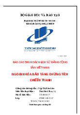 Báo cáo thu hoạch lịch sử Đảng Cộng Sản Việt Nam - Nghiên cứu marketing | Đại học Mở Thành phố Hồ Chí Minh