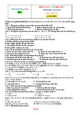 Bộ Đề Ôn Tập Cuối Học Kỳ 1 KHTN 8 Cánh Diều 2024-2025 Có Đáp Án