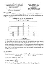 Đề kiểm tra học kỳ 2 Toán 9 năm 2024 – 2025 phòng GD&ĐT Cầu Giấy – Hà Nội.