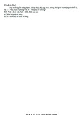 Bài tập xác suất thống kê | Trường Đại học kinh tế, Đại học Quốc gia Hà Nội