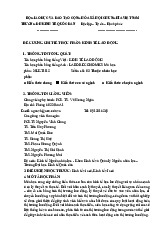 Đề cương chi tiết Môn Kinh tế lao động | Đại học Kinh Tế Quốc Dân