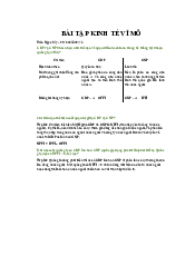 Bài tập nhóm:  GDP và GNP khác nhau như thế nào về quan điểm hạch toán trong hệ thống tài khoản quốc gia (SNA)? môn kinh tế vĩ mô | Đại học Văn Lang